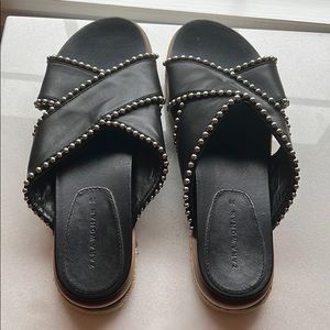 Zara black sandals